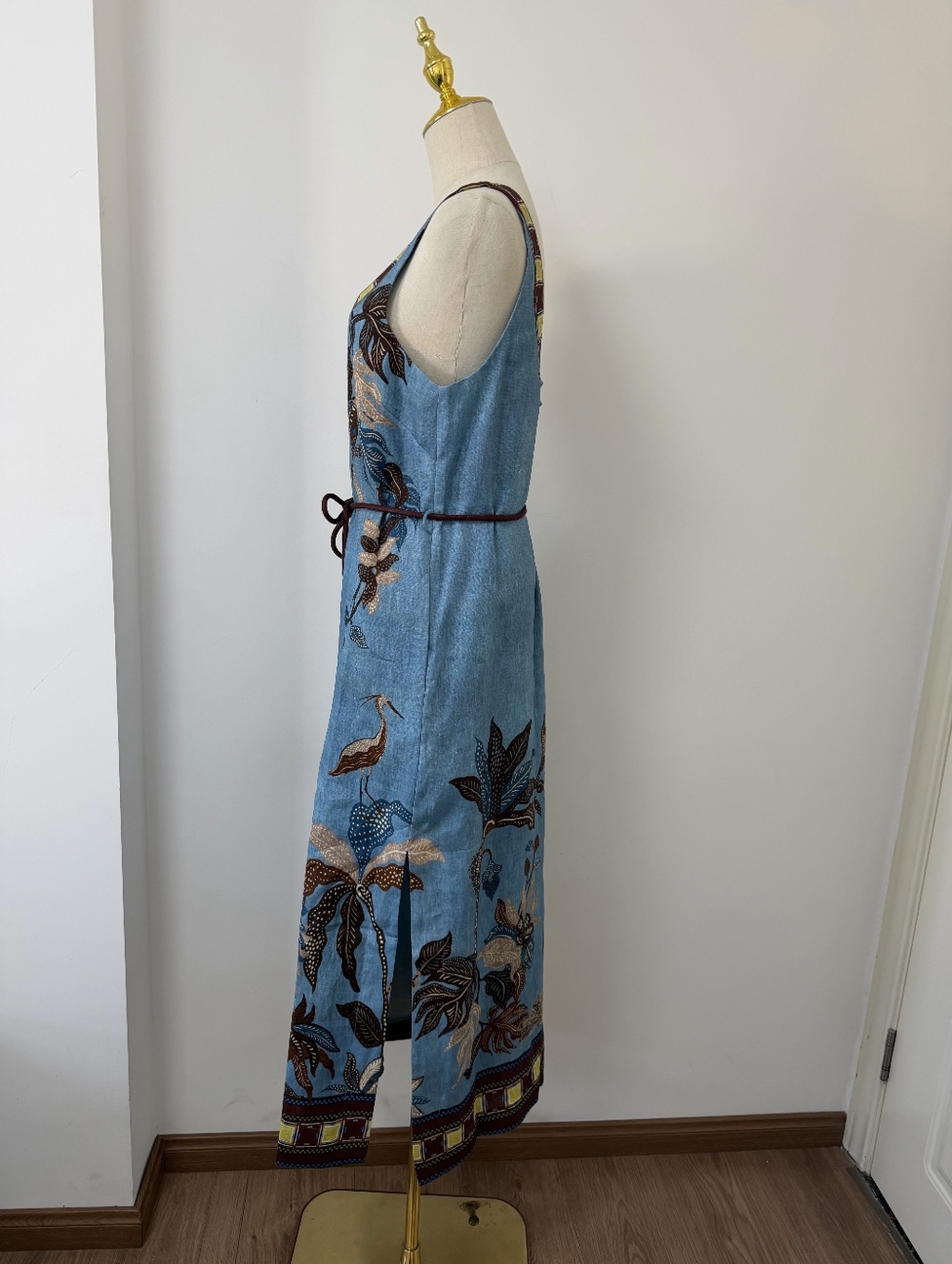 ALEMAIS Georgie printed linen midi dress - Picture 9 of 13